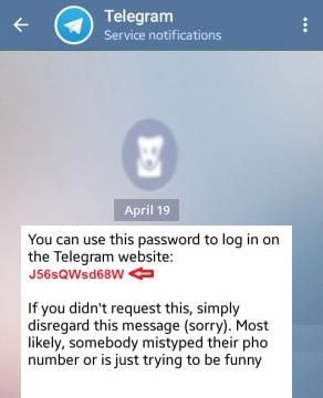 حذف اکانت تلگرام طلایی با کد